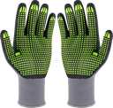 Mănuși din nylon NITRILE FLEX DOTS 10 STALCO PERFECT S-76321
