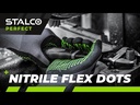 Mănuși din nylon NITRILE FLEX DOTS 10 STALCO PERFECT S-76321