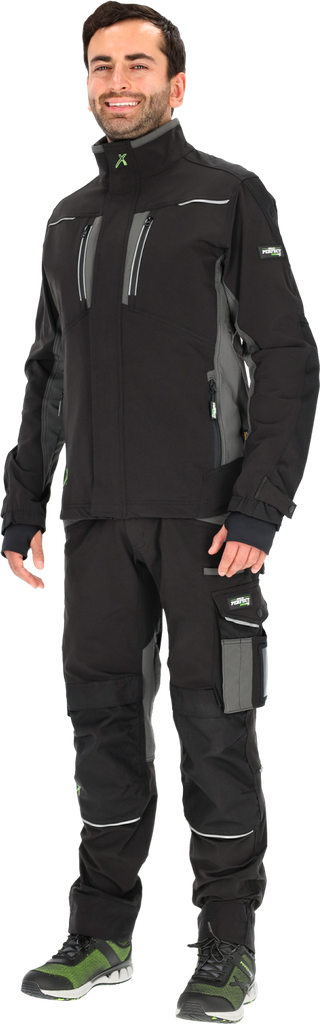 Hanorac de lucru STRETCH LINE Negru STALCO PERFECT