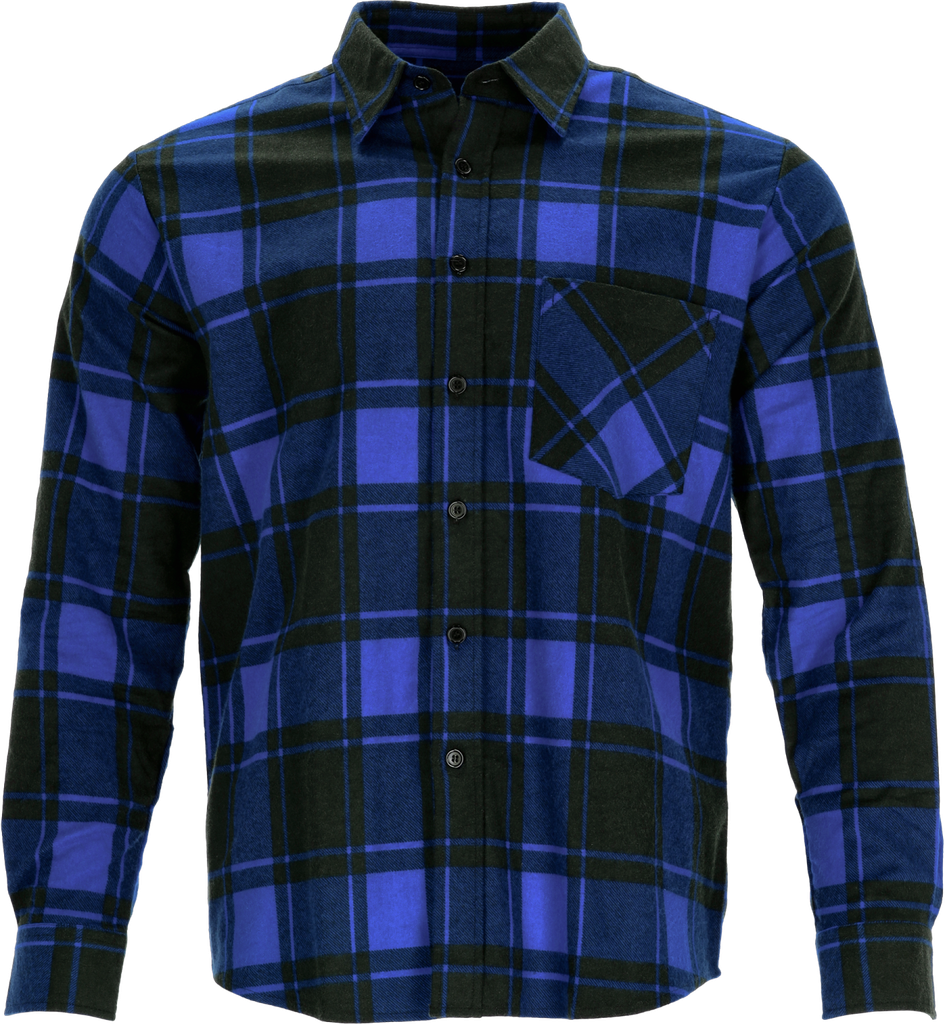 Cămașă albastră din flanel SQUARE STALCO
