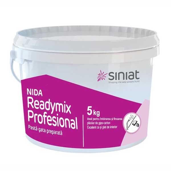 Glet gata preparat Siniat Nida READYMIX Profesional 5 kg