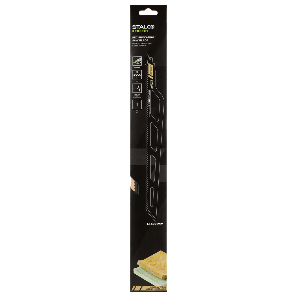 Lamă de ferăstrău sabie - Vată MINERALĂ 400mm S2013AWP STALCO PERFECT S066272609