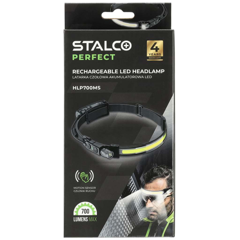 Lanternă frontală LED reîncărcabilă 700 lm HLP700MS STALCO PERFECT S052498800