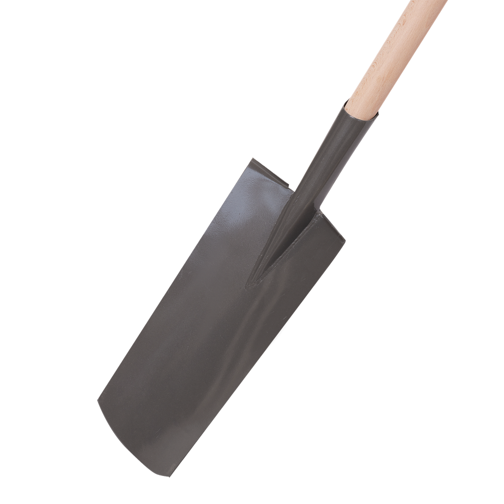 Lopată de drenaj cu mâner din lemn STALCO S-47453