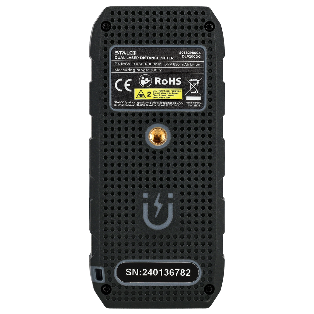 Telemetru laser bidirecțional DLP200DG 2x100m STALCO PERFECT S058298004
