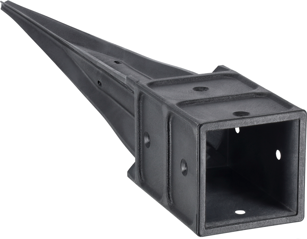 Suport stâlp tip țăruș SADDAR PSK WST compozită 46x46x550mm (1/-/380) STALCO PERFECT