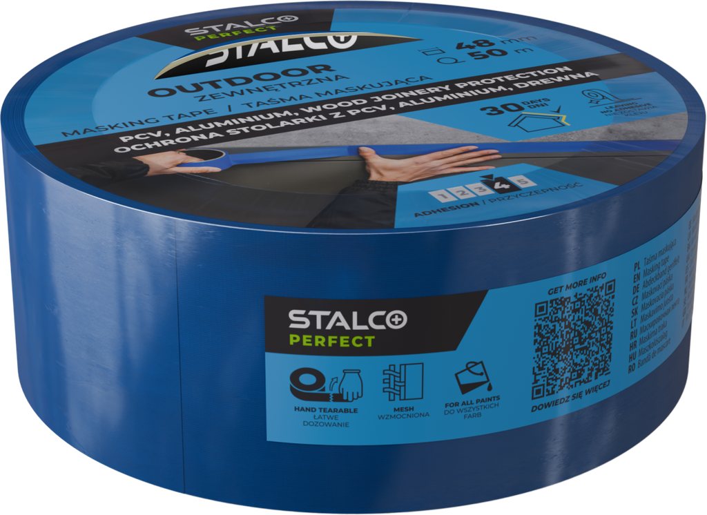 Bandă de mascare pentru exterior STALCO PERFECT