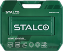 Set de chei tubulare și combinate 1/2”+3/8”+1/4”, 219 buc. 90T, BMC STALCO S011100219