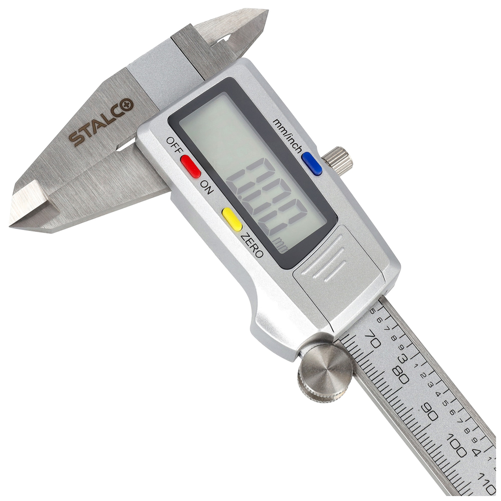 Șubler digital 0-150 mm, precizie 0,01 mm 1,5 V STALCO S010501215