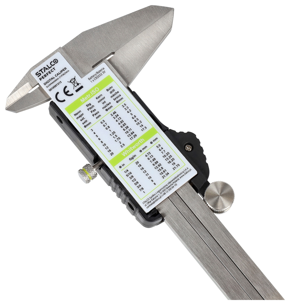 Șubler digital precizie 0,01 mm 3,0 V STALCO PERFECT