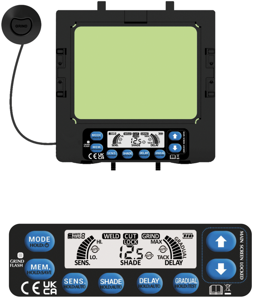 Mască de sudură WISPPER LCD TrueView+ STALCO PERFECT S095320011