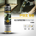Adeziv poliuretanic super rapid pentru pistol 750 ml PSZ 56 Stalco Perfect S-64656