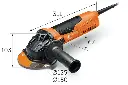 Polizor unghiular compact Fein CG 17-125 Ø 125 mm 1700 W