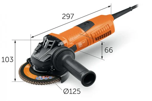Polizor unghiular compact Fein CG 13-125 V Ø 125 mm 1300 W