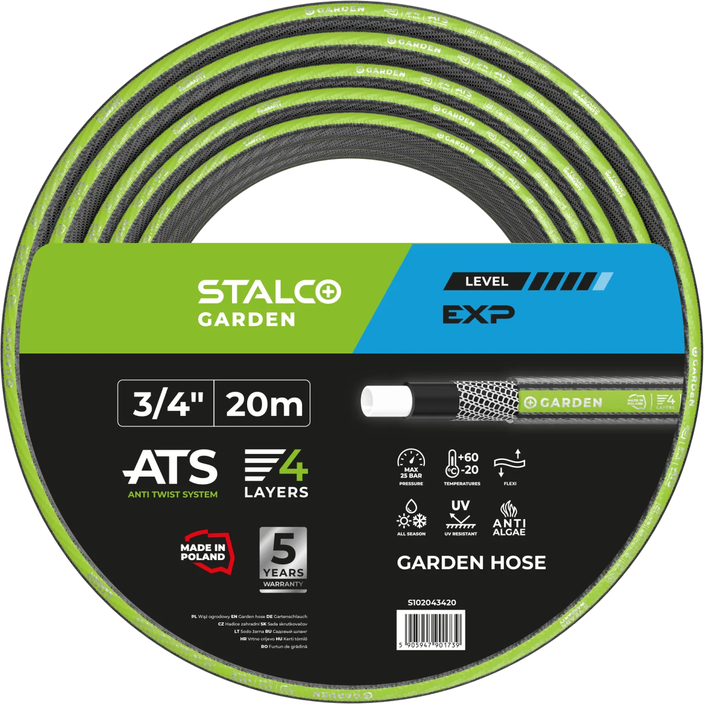 FURTUN.GRAD.ATS 3/4” 20M EXP STALCO.GD