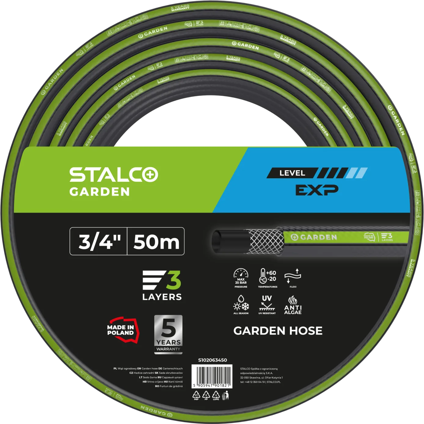 FURTUN.GRAD.3/4” 50M EXP STALCO.GD