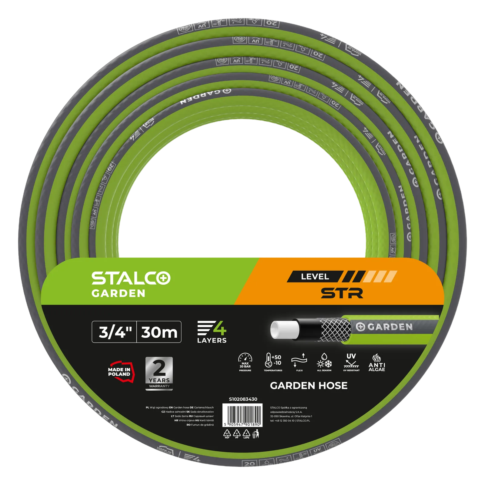 FURTUN.GRAD.3/4” 30M STR STALCO.GD