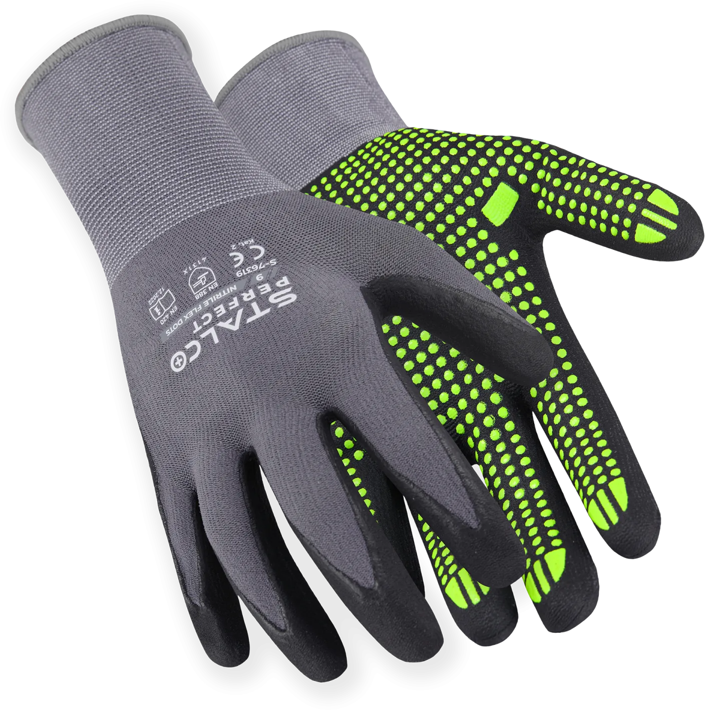MANUSI.NITRILE.FLEX.DOTS.STALCO.PERFECT