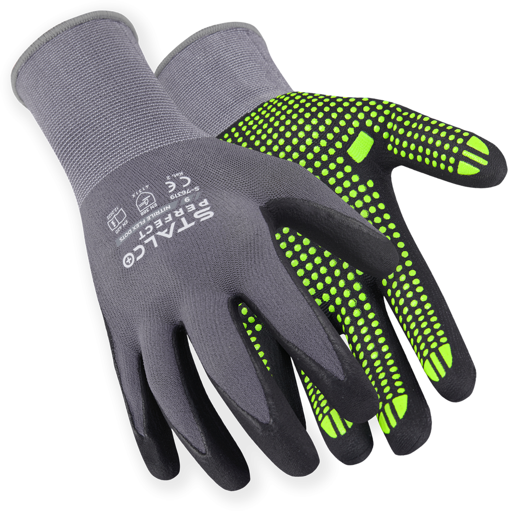 MANUSI.NITRILE.FLEX.DOTS.STALCO.PERFECT