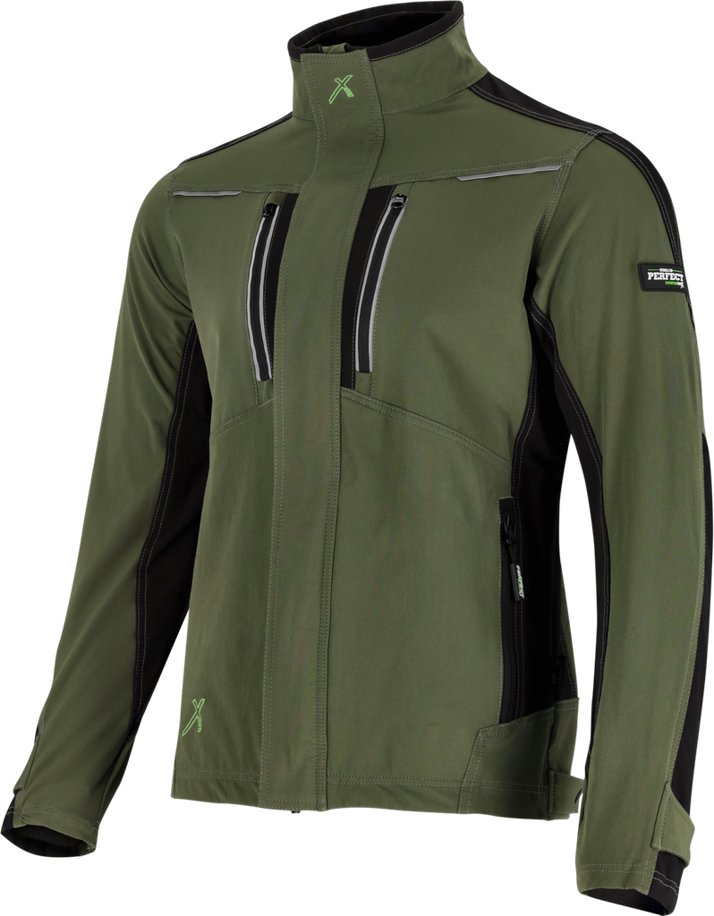 Hanorac de lucru STRETCH LINE Olive STALCO PERFECT 