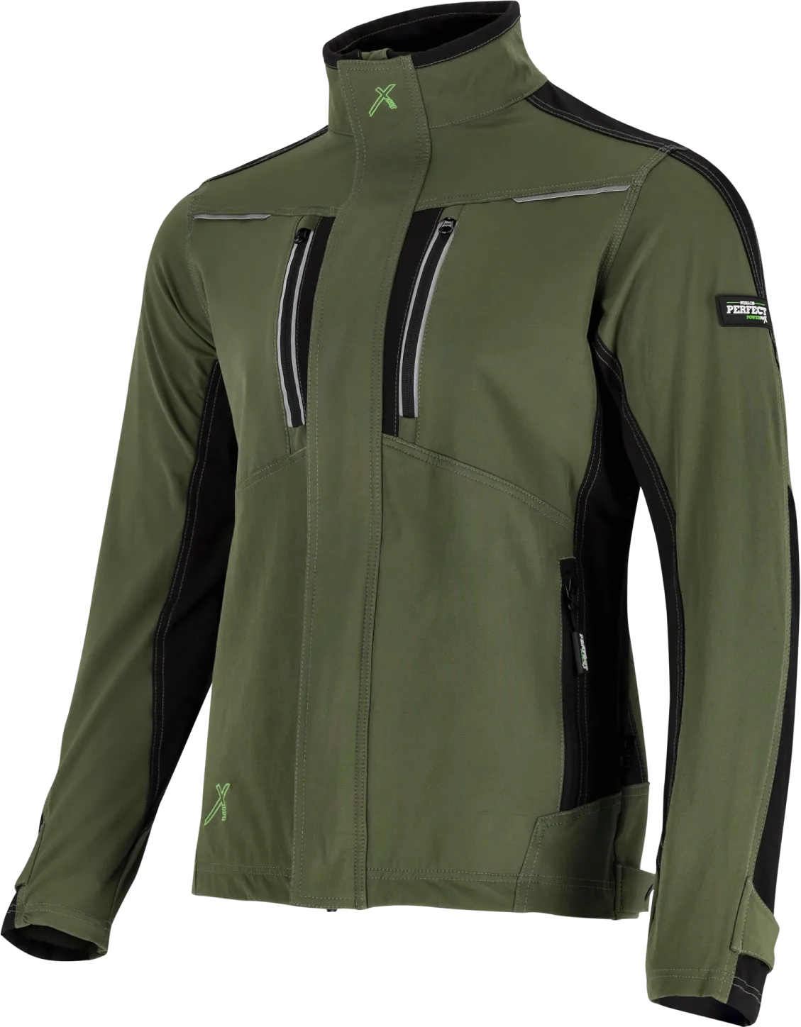 Hanorac de lucru STRETCH LINE Olive STALCO PERFECT 