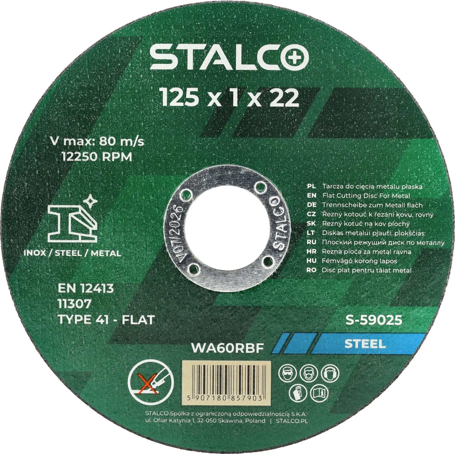 DISC.TAIERE.METAL.STALCO.PREMIUM