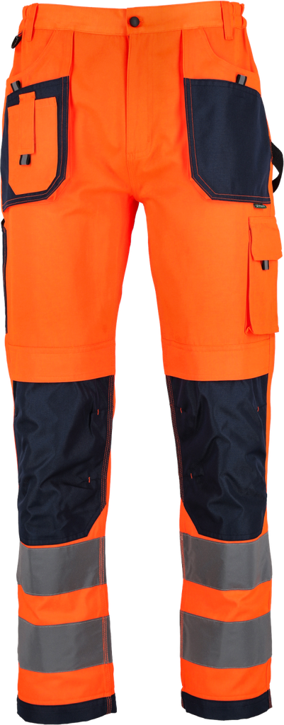 Pantaloni de lucru BASIC NEON LINE portocalii fluorescent STALCO