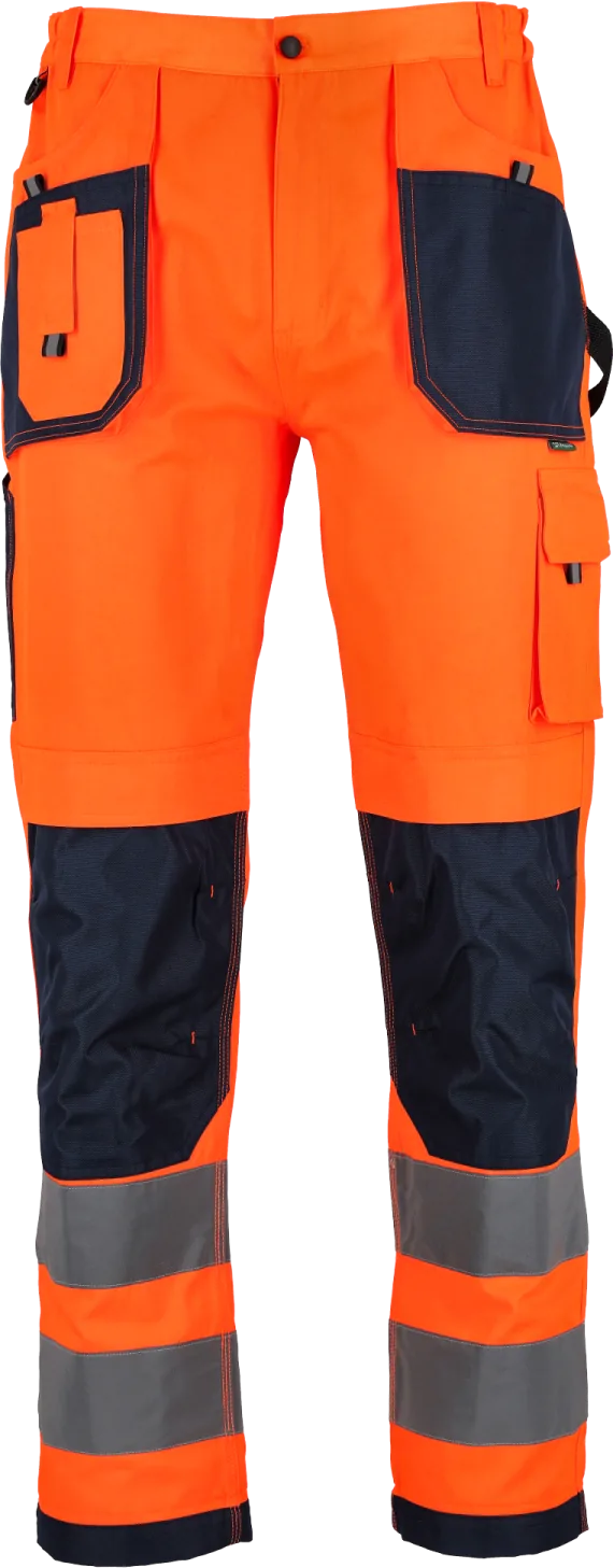 Pantaloni de lucru BASIC NEON LINE portocalii fluorescent STALCO