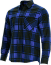 Cămașă albastră din flanel SQUARE STALCO