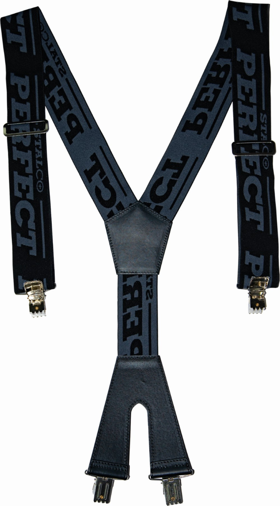 Bretele negre pentru pantaloni STALCO PERFECT