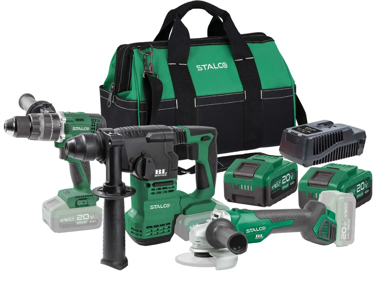 SET.ROTOPERCUTOR.MASINA.DE.GAURIT.POLIZOR.2X4AH.STALCO