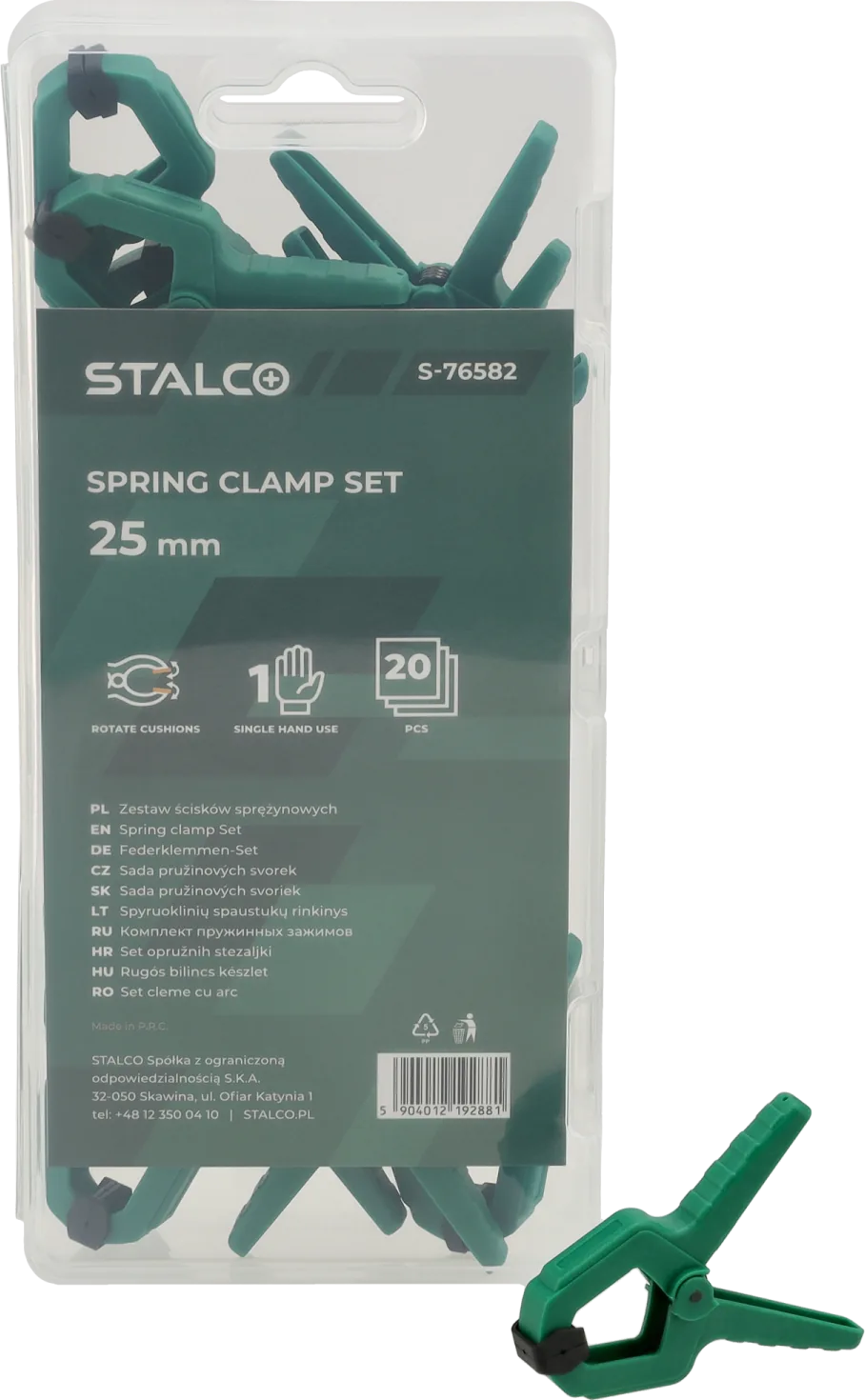 CLEME..ARC.25MM.STALCO1.5KG.SET