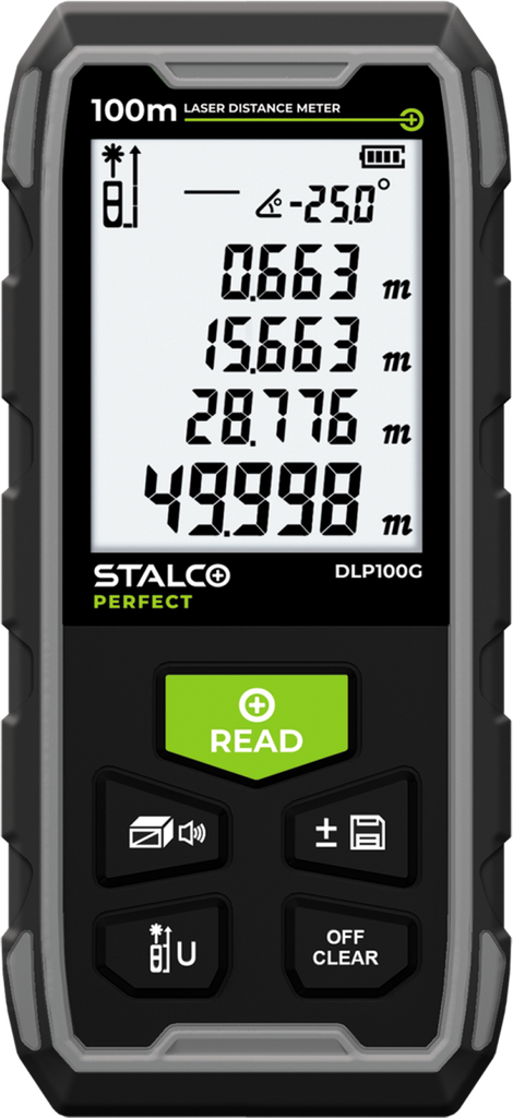 Telemetru laser DLP100G 100m STALCO PERFECT S058298002