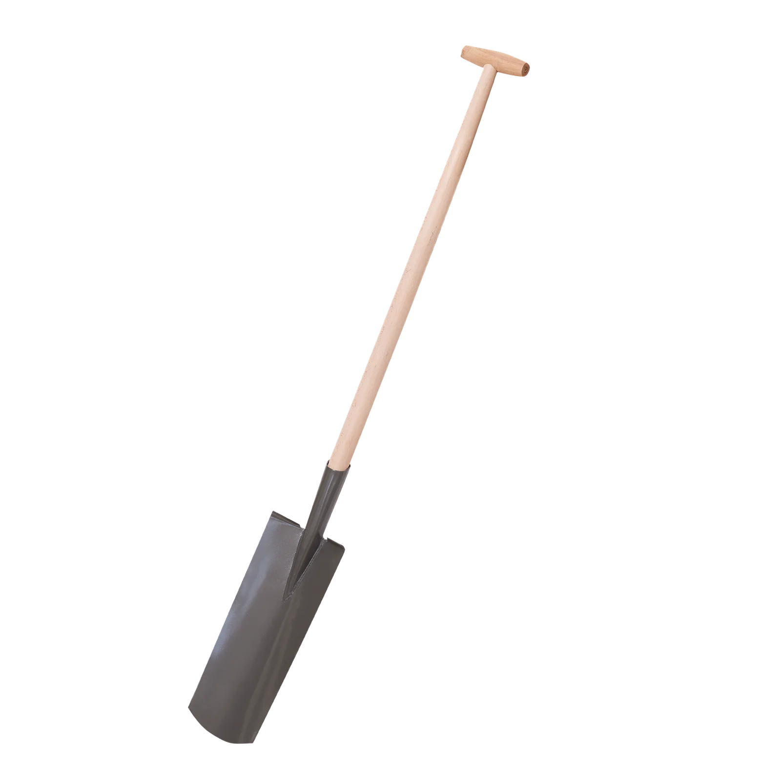 Lopată de drenaj cu mâner din lemn STALCO S-47453