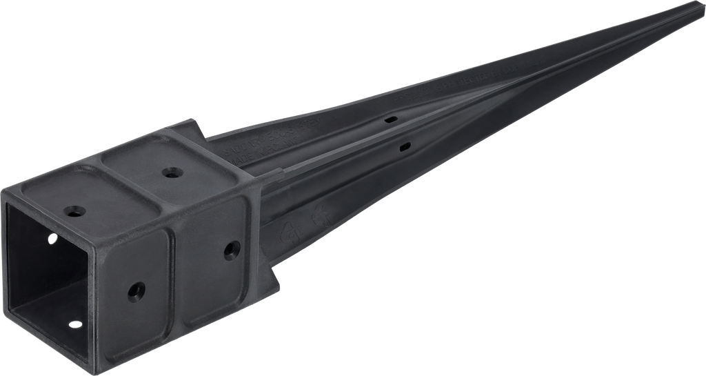 Suport stâlp tip țăruș SADDAR PSK WST compozită 46x46x550mm (1/-/380) STALCO PERFECT