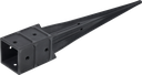 Suport stâlp tip țăruș SADDAR PSK WST compozită 46x46x550mm (1/-/380) STALCO PERFECT