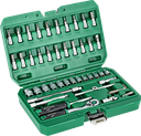 Set chei tubulare 1/4” BMC pachet 48 buc clichet 90t STALCO S011100048