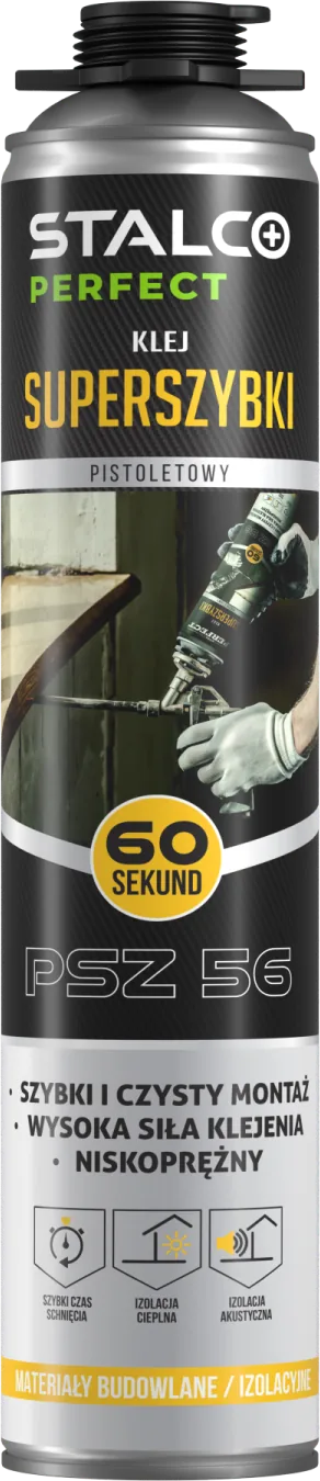 Adeziv poliuretanic super rapid pentru pistol 750 ml PSZ 56 Stalco Perfect S-64656