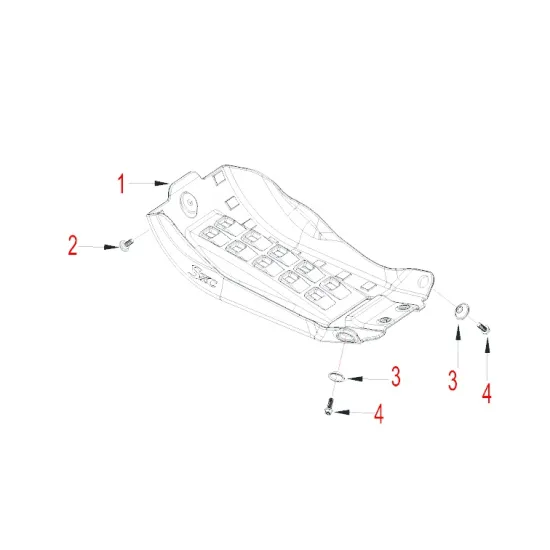 HENGJIAN engine skid plate S7-Z300-27-01 (1)