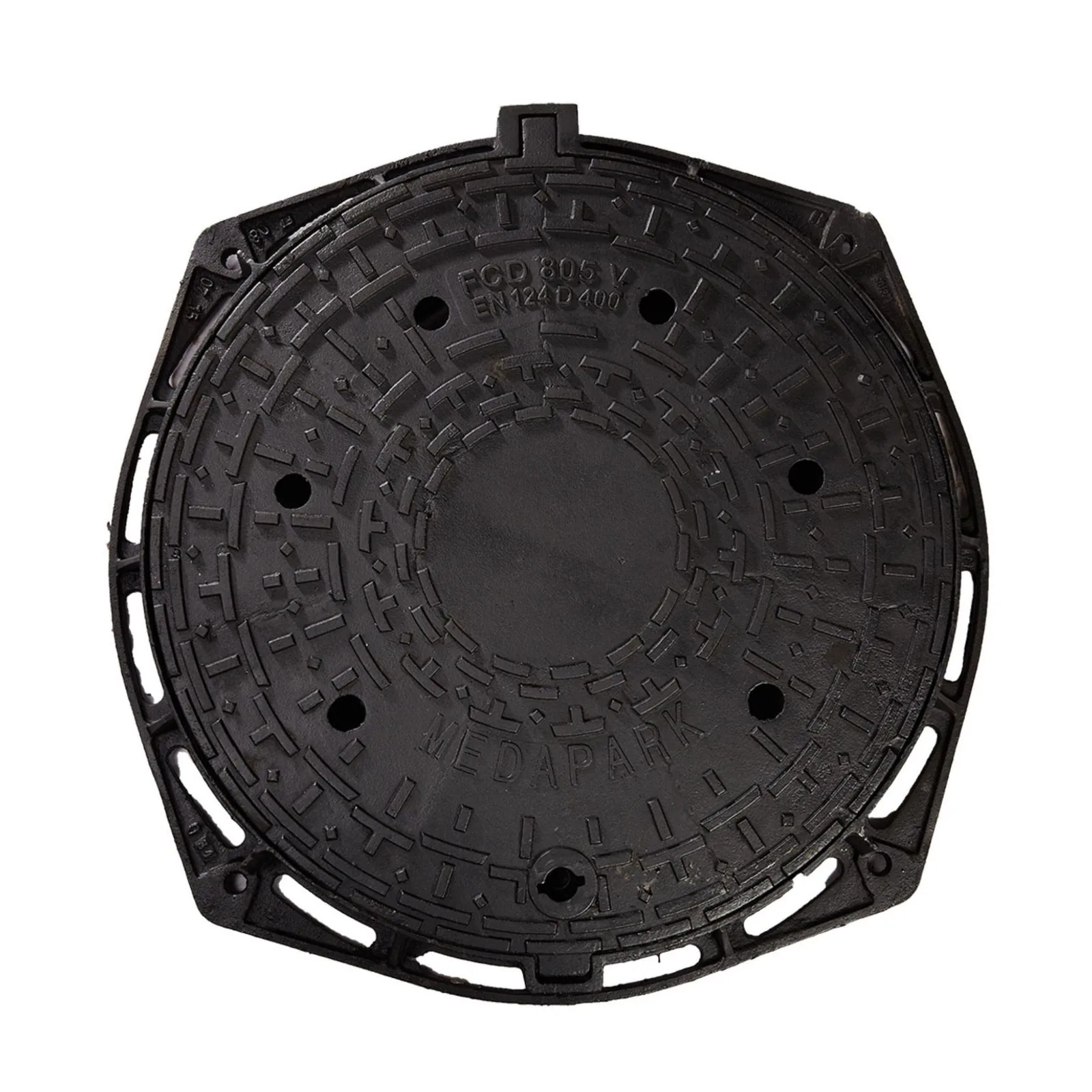 Capac fontă carosabil D400 Ramă 805