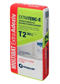 Tencuială manuală și mecanizată pentru exterior Multibat EXTRATENC-E T2 30 kg