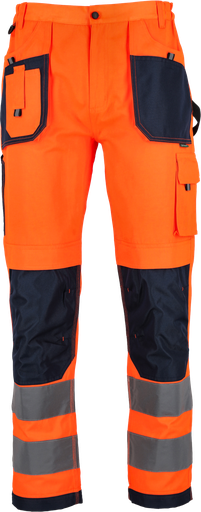 Pantaloni de lucru BASIC NEON LINE portocalii fluorescent STALCO