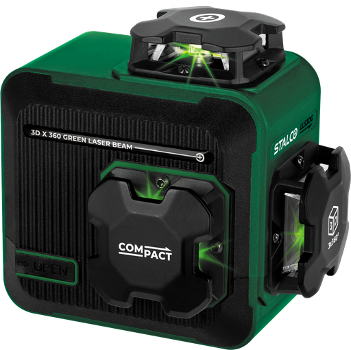 [IZOSTLS058597004] Nivelă laser în cruce 3D LLS3DG verde STALCO S058597004