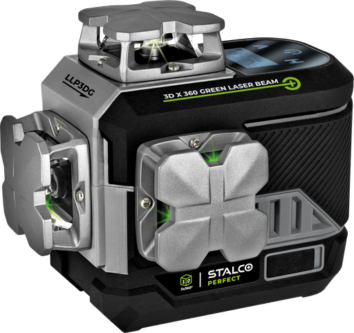 [IZOSTLS058598010] Nivelă laser în cruce 3D LLP3DG verde STALCO PERFECT S058598010