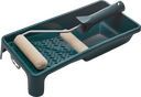 Set de vopsit - Tavă Velur NITRO 150 x 290 mm, mâner 100 / ø6 mm, 2 x Velur 100 mm STALCO S-38909