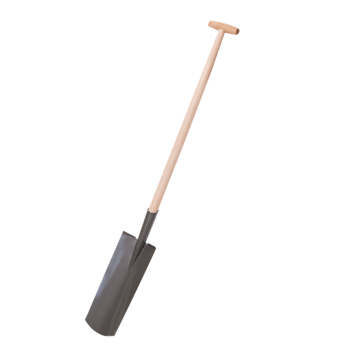 [IZOSTLS47453] Lopată de drenaj cu mâner din lemn STALCO S-47453
