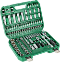 Set chei tubulare 110 piese BMC 1/2˝, 1/4˝, clichet 90 dinți STALCO S011100110