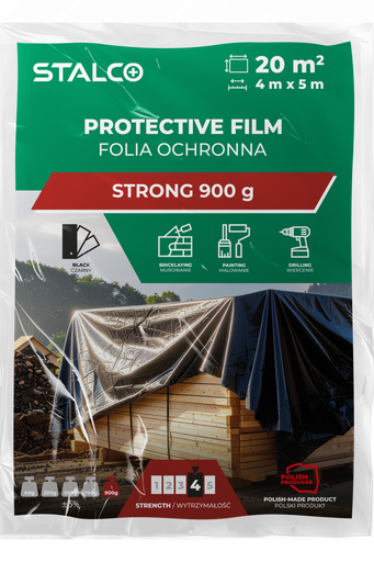 [IZOSTLS043147650] Folie de protecție STRONG 4x5m 900g STALCO S043147650