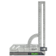 [IZOSTLS010417405] Vinclu unghiular oțel inoxidabil 250 mm STALCO PERFECT S010417405